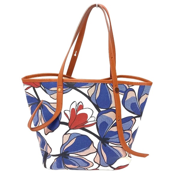 See By Chloe Tote Bag Tagged Canvas Leather - Picture 1 of 13